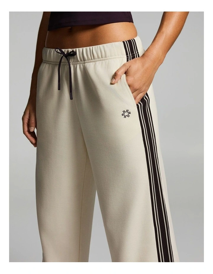 Textured Straight Leg Pants Buttercream image 4