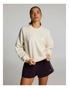 Crew Neck Lifestyle Sweatshirt Buttercream