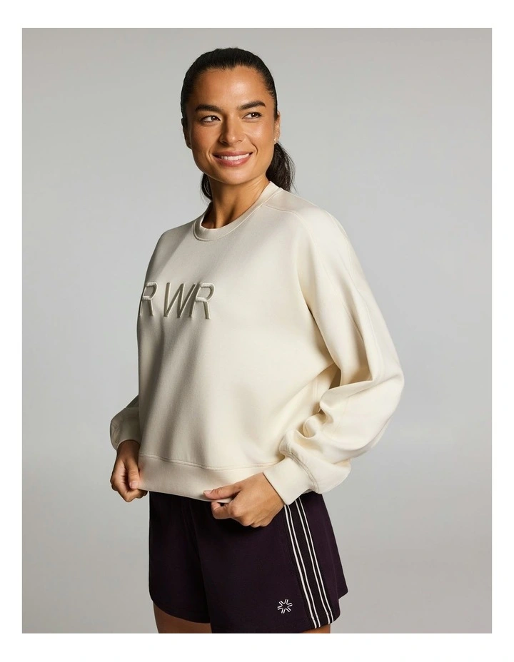 Crew Neck Lifestyle Sweatshirt Buttercream image 3