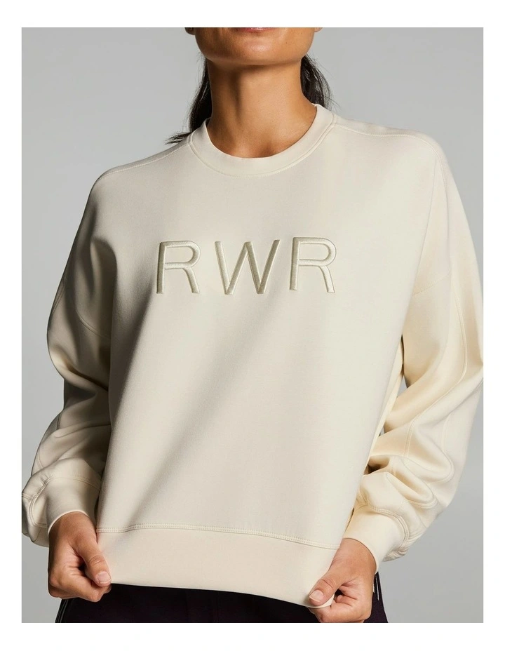Crew Neck Lifestyle Sweatshirt Buttercream image 4