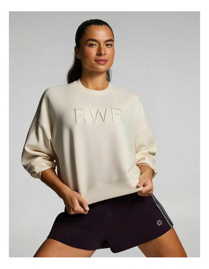 Crew Neck Lifestyle Sweatshirt Buttercream image 5