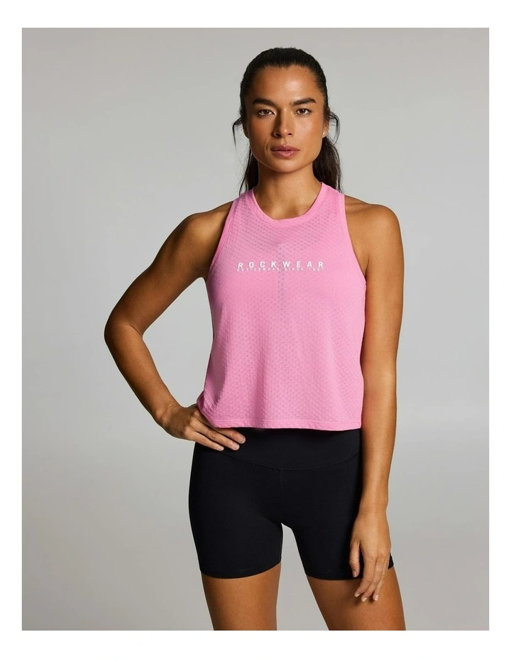 Fleur Hip Length Tank Cotton Candy image 1