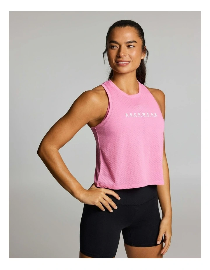 Fleur Hip Length Tank Cotton Candy image 3