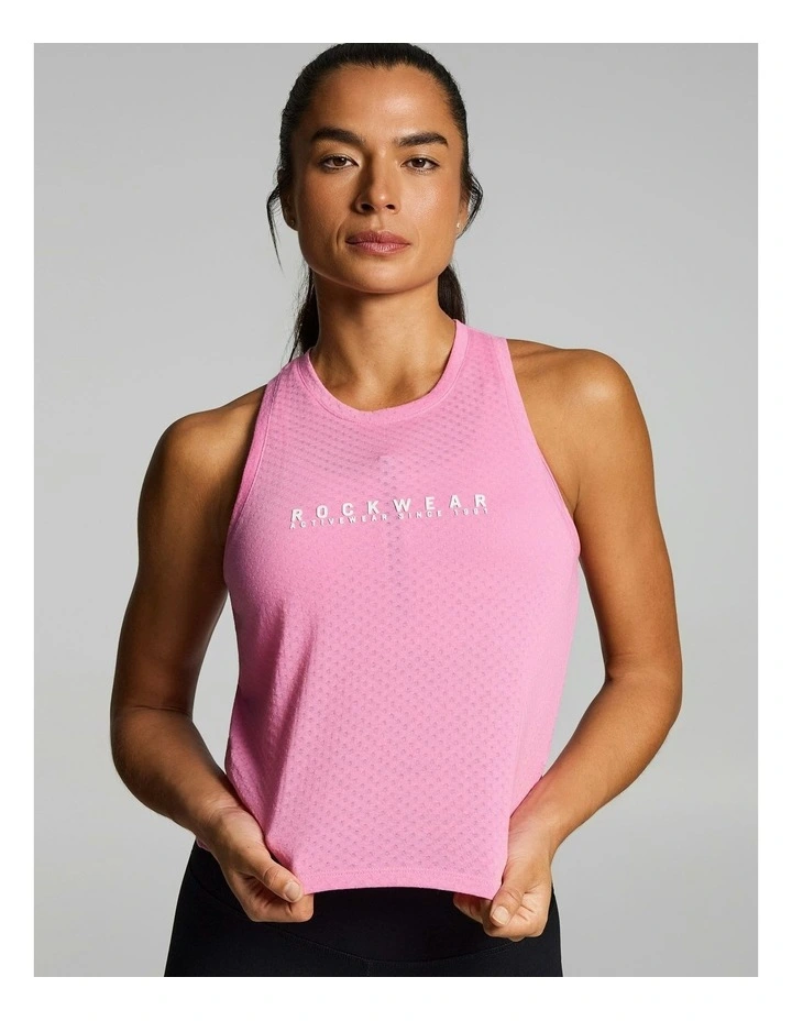 Fleur Hip Length Tank Cotton Candy image 4