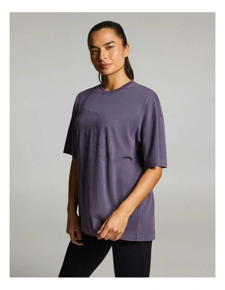 Baggy Fit Tee Grape image 3