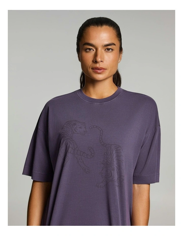 Baggy Fit Tee Grape image 4