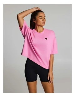 Oversize Boxy Tee Cotton Candy