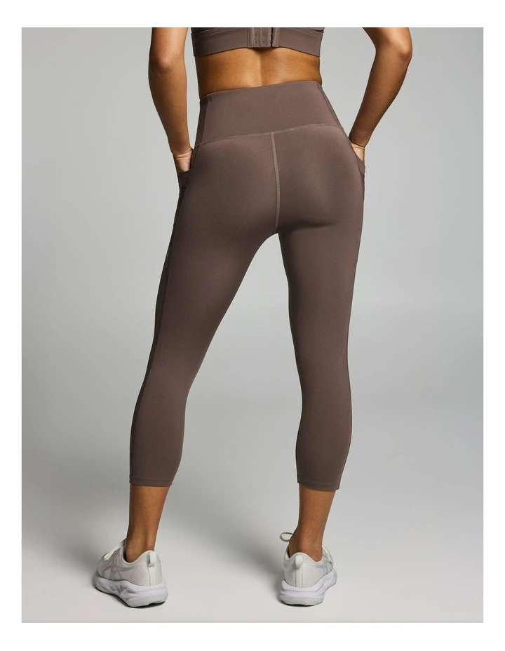 Velocity 7/8 Tights Milk Choc image 2