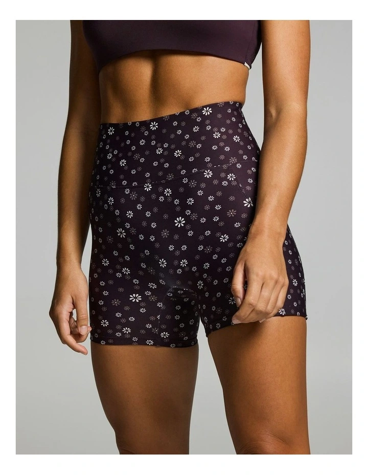 No Front Seam Pocket Mid Thigh Tights Boysenberry Ditsy image 3