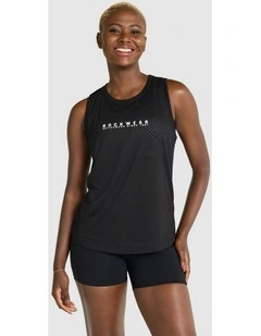Fleur Tank Black