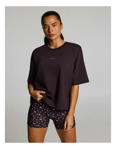 Oversize Boxy Tee Boysenberry
