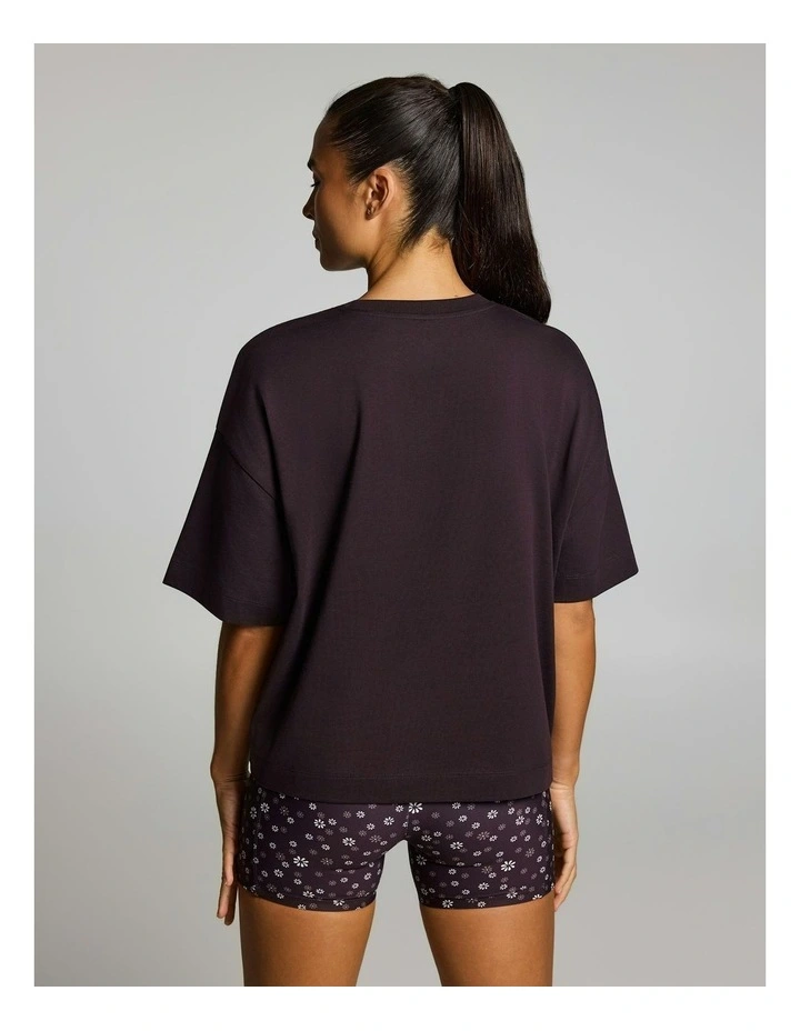 Oversize Boxy Tee Boysenberry image 2