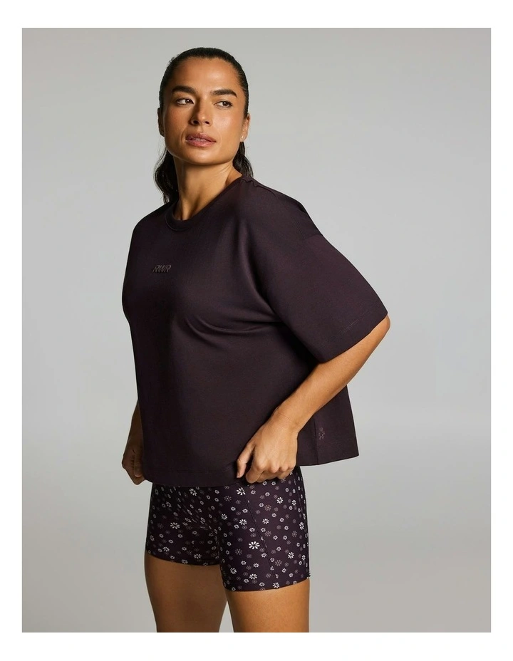 Oversize Boxy Tee Boysenberry image 3