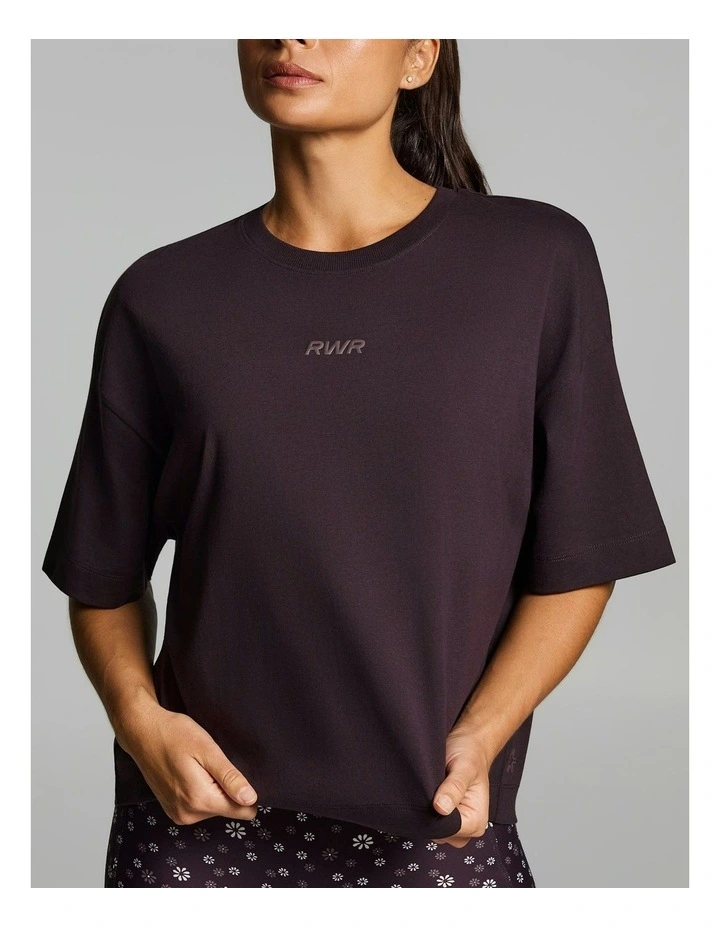 Oversize Boxy Tee Boysenberry image 4