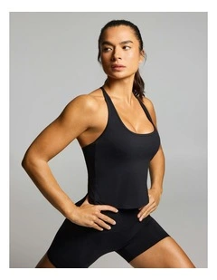 Sculpt Support Singlet Black