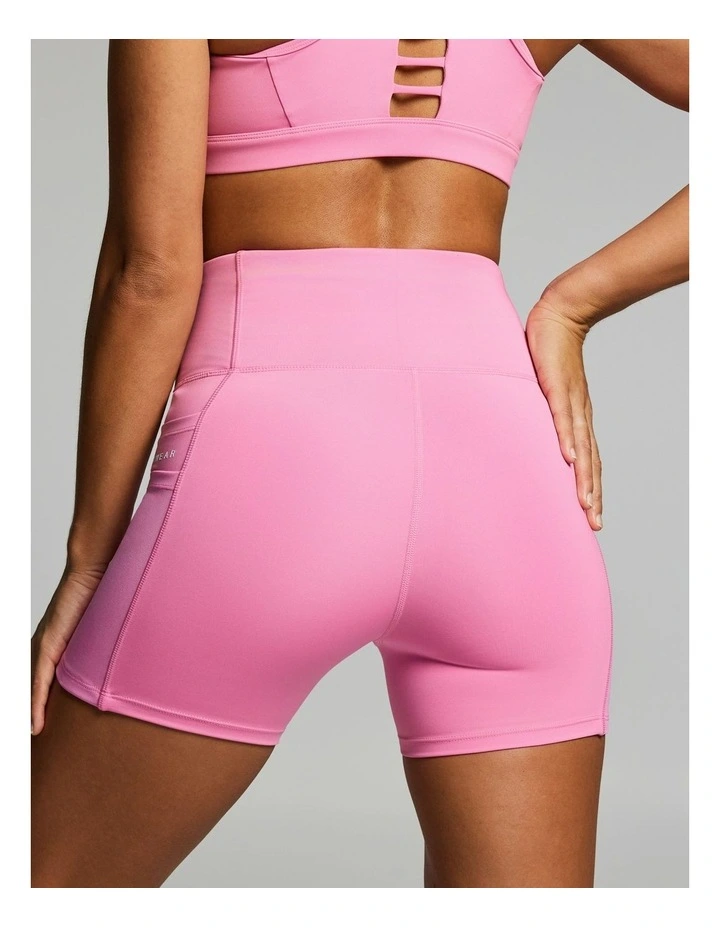 Velocity Pocket Mid Thigh Bike Shorts Cotton Candy image 2