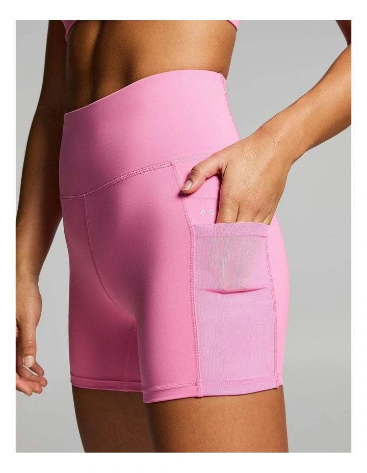 Velocity Pocket Mid Thigh Bike Shorts Cotton Candy image 5