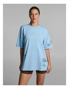 Baggy Fit Tee Skylight