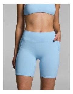 No Front Seam Pocket Quad Bike Shorts Skylight