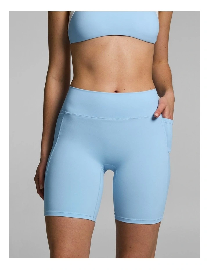 No Front Seam Pocket Quad Bike Shorts Skylight image 1
