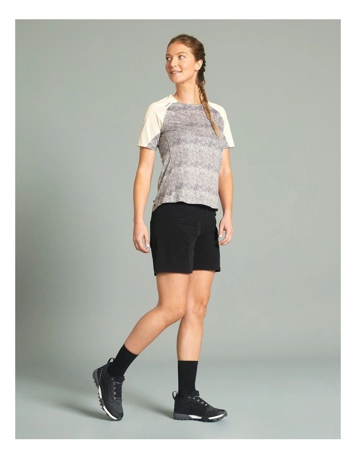 Women's Mountain Biking Shorts Expl 500 in Black image 2