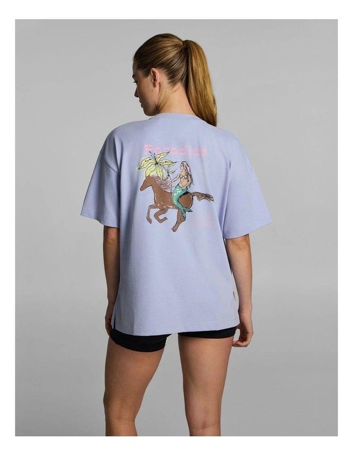Loose Fit Tee Wisteria image 2