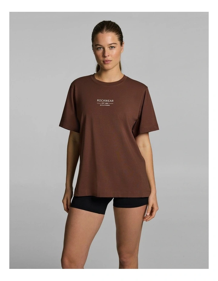 Graphic Tee Pecan image 1