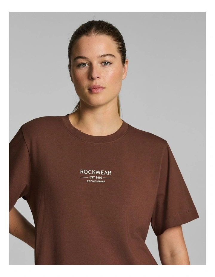 Graphic Tee Pecan image 4