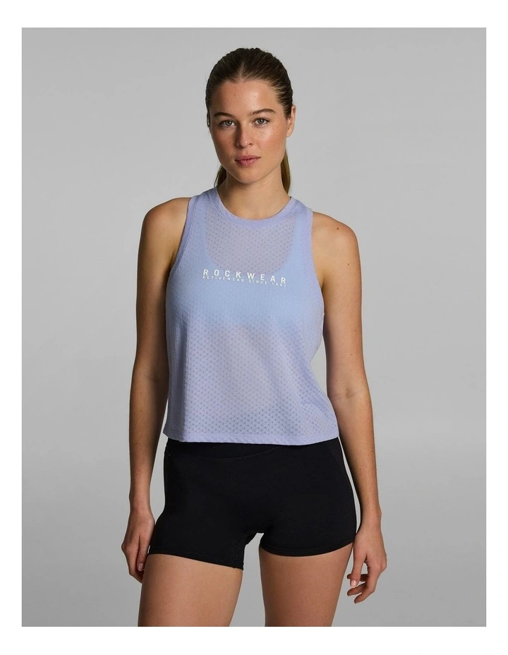 Fleur Hip Length Tank Wisteria image 1