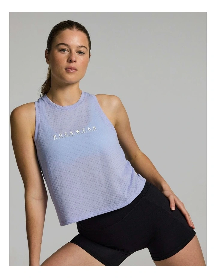 Fleur Hip Length Tank Wisteria image 5