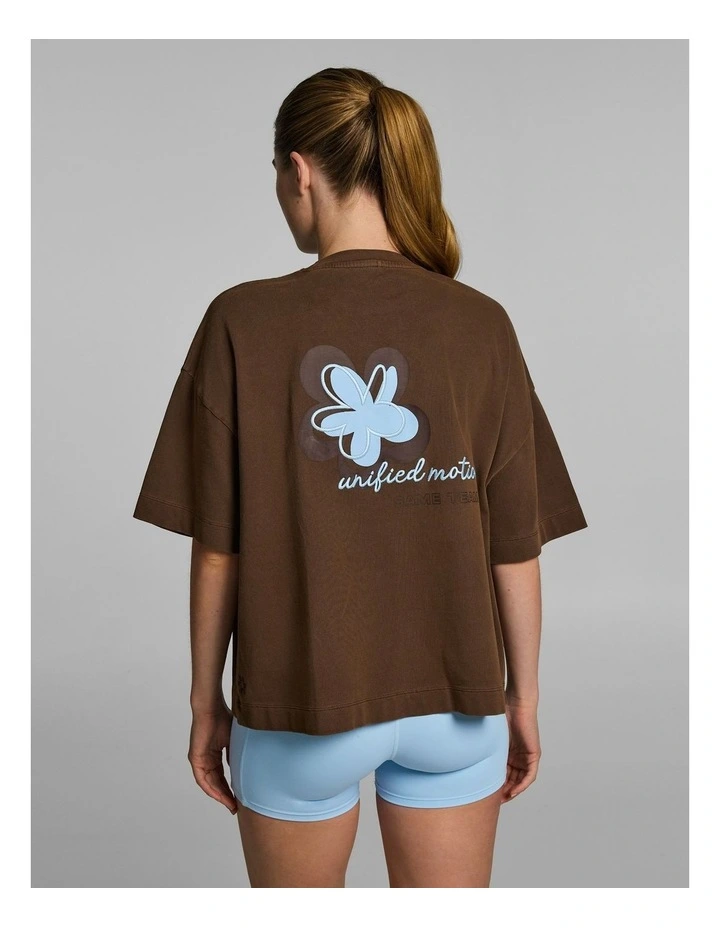 Oversize Boxy Tee Pecan image 2