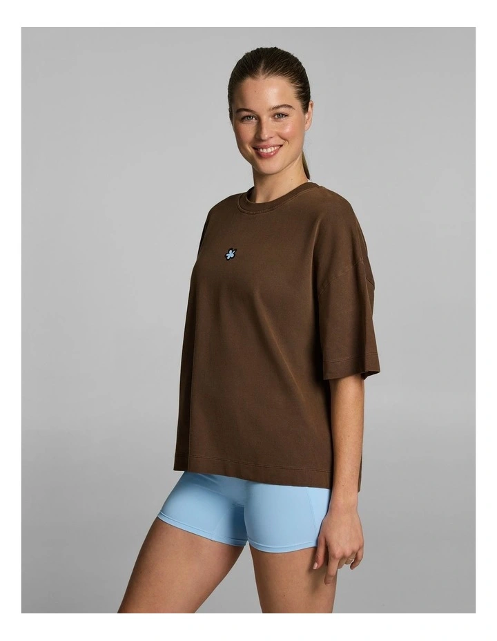 Oversize Boxy Tee Pecan image 3