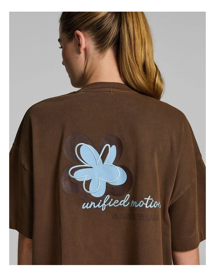 Oversize Boxy Tee Pecan image 4