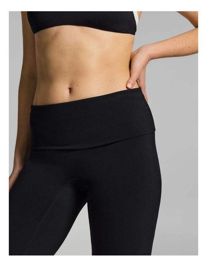 Roll Down Flared Tights Black image 5