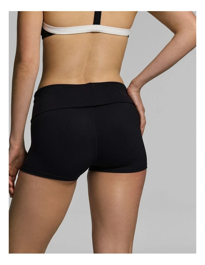 Roll Down Booty Shorts Black image 2