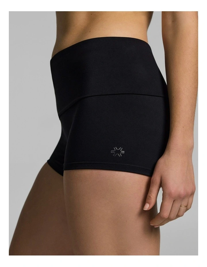 Roll Down Booty Shorts Black image 4