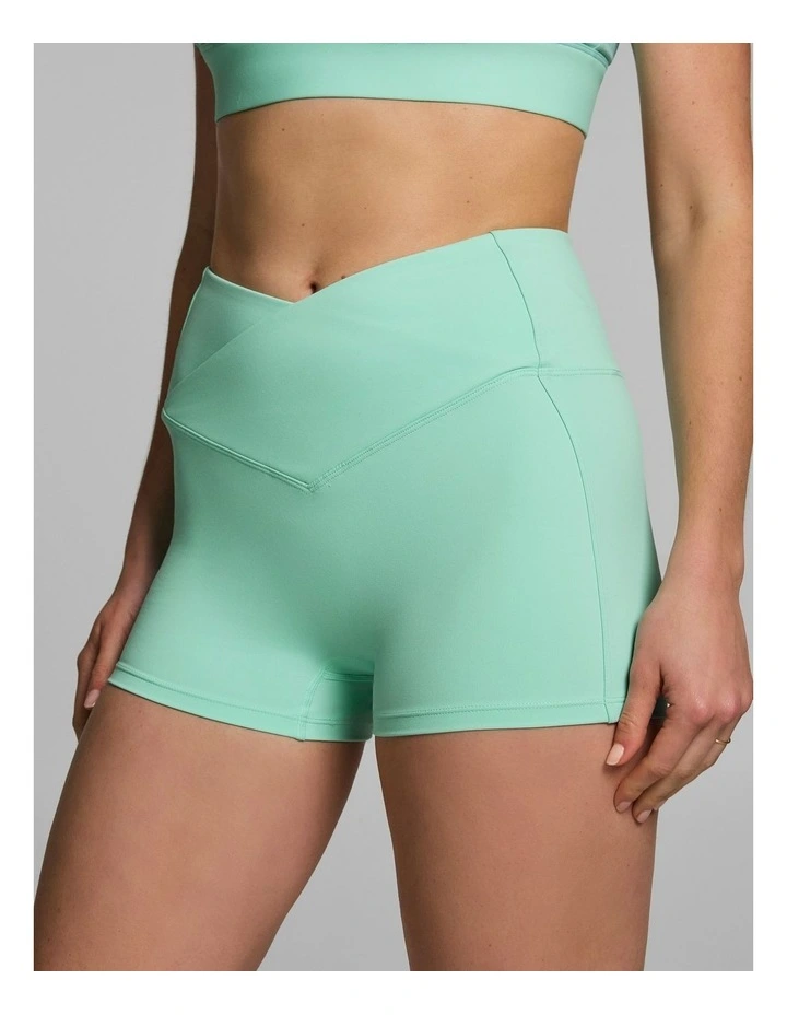 Wrap Front Booty Shorts Mint image 4