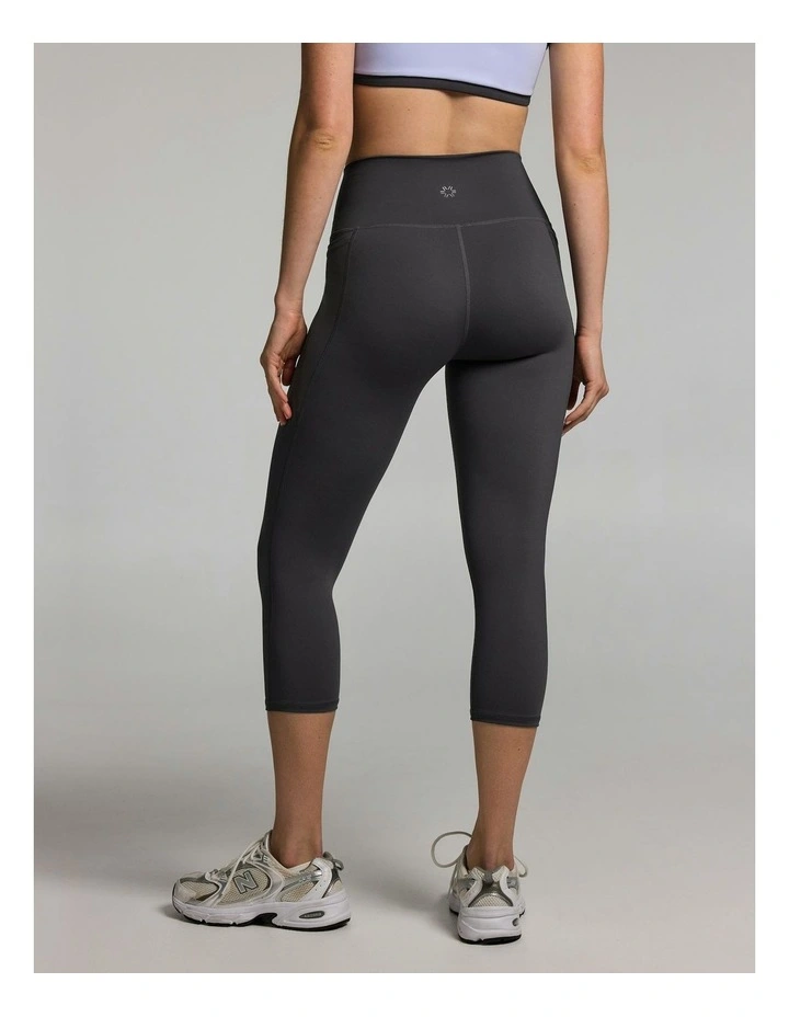 No Front Seam Pocket 7/8 Tights Fossil image 2