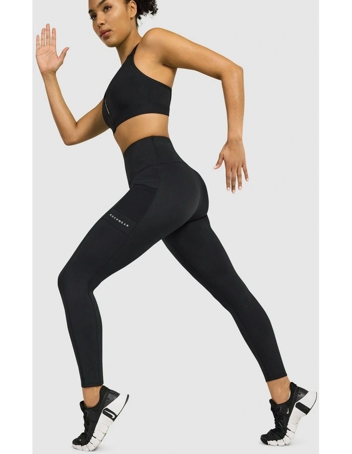 Velocity Pocket Full Length Tights Black image 5