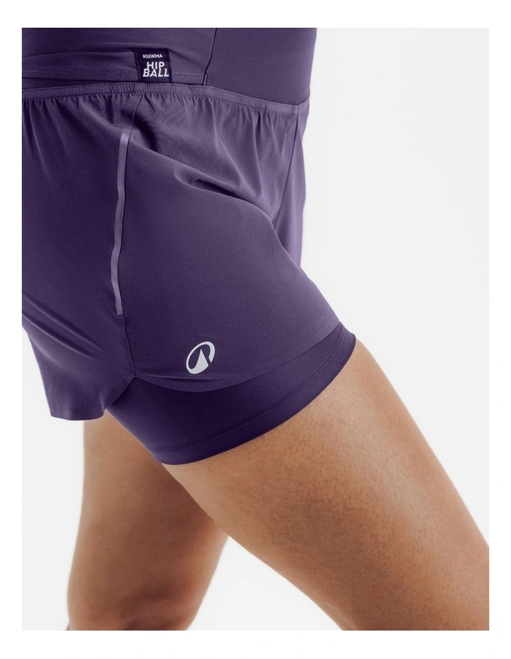 Women's Tennis Dry Hip Ball Shorts in Purple image 5