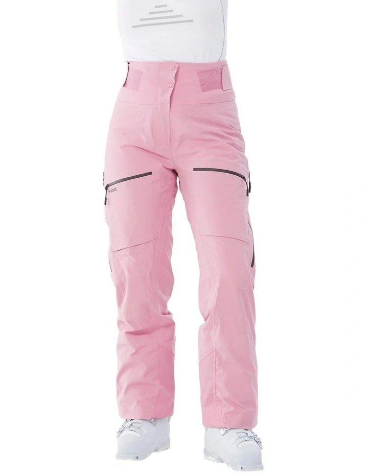 Wedze Women's Ski Trousers FR500 in Pink image 1