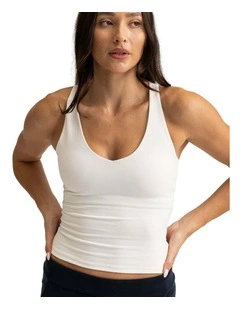 Contour Tank in White