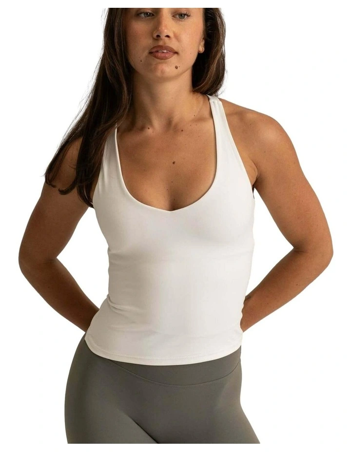 Contour Tank in White image 3