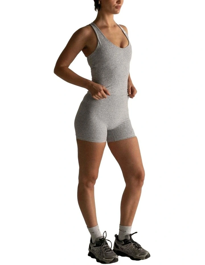 HyperLuxe Contour Tank- Grey Marle image 4