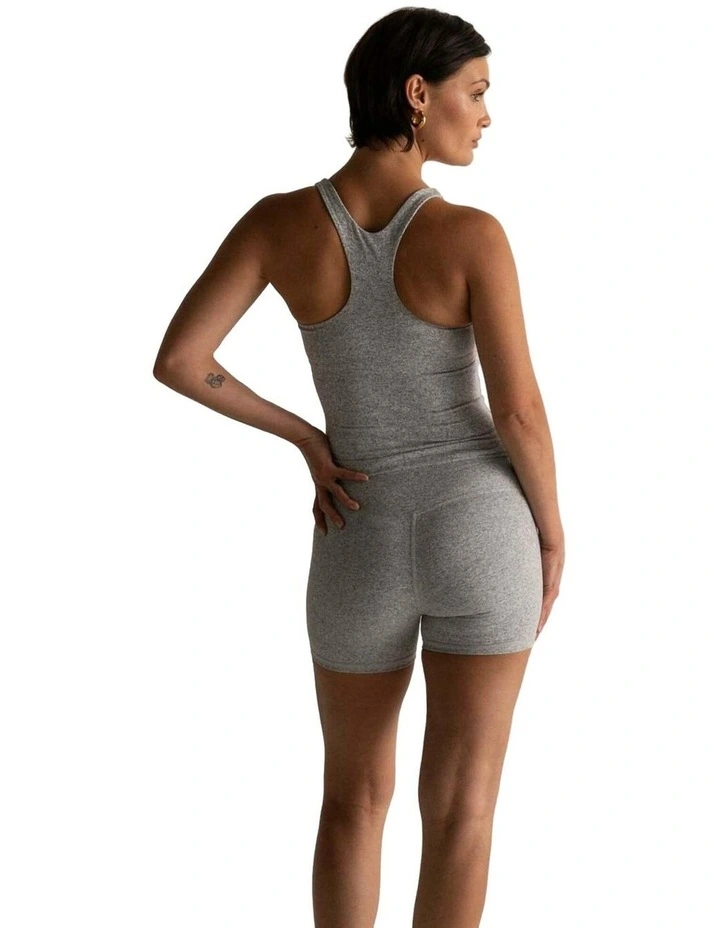 HyperLuxe Contour Tank- Grey Marle image 5