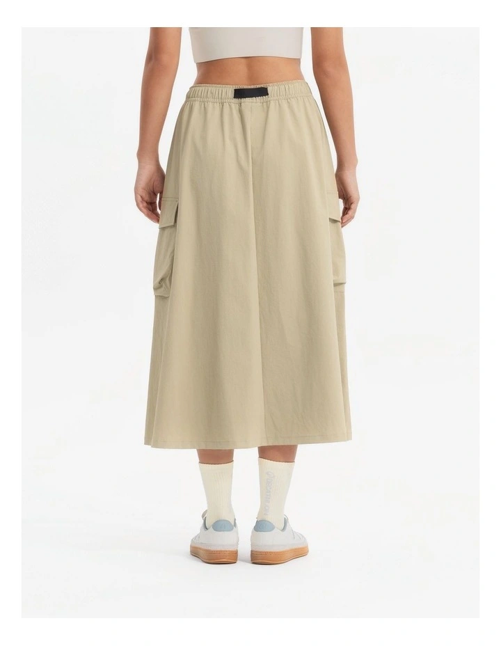 Sportswear Cargo Woven Skirt in Dune Beige image 2