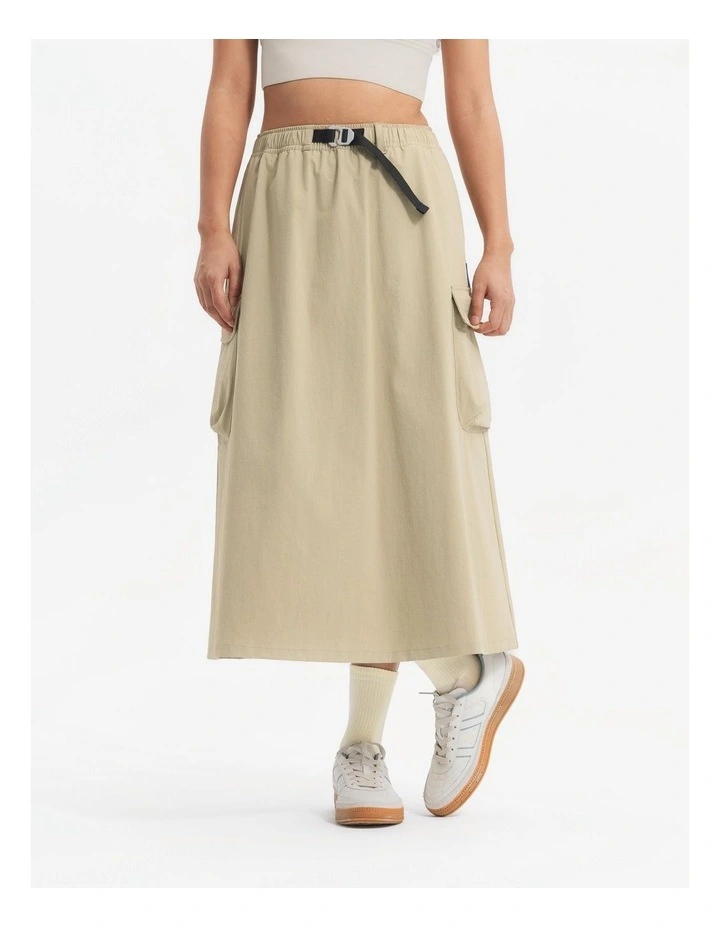 Sportswear Cargo Woven Skirt in Dune Beige image 4