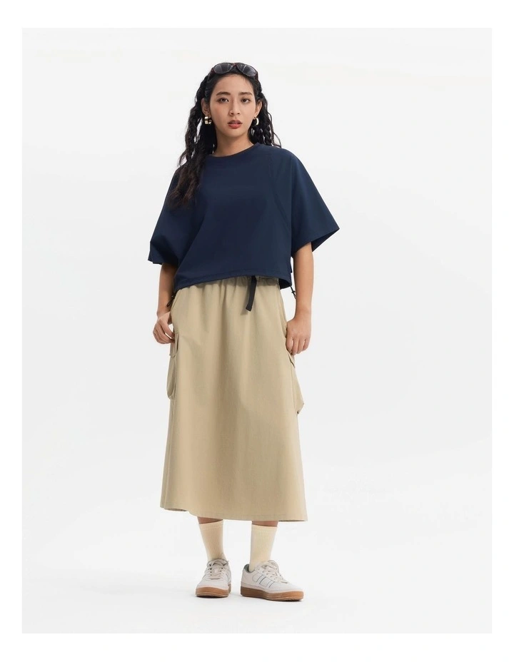 Sportswear Cargo Woven Skirt in Dune Beige image 6
