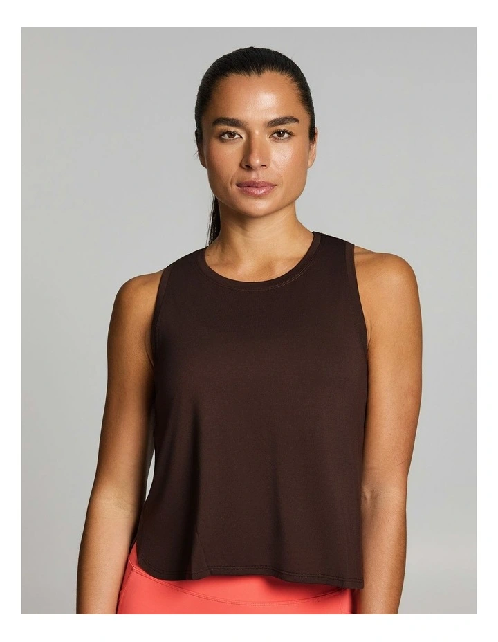 Bamboo Hip Length Tank Espresso image 4