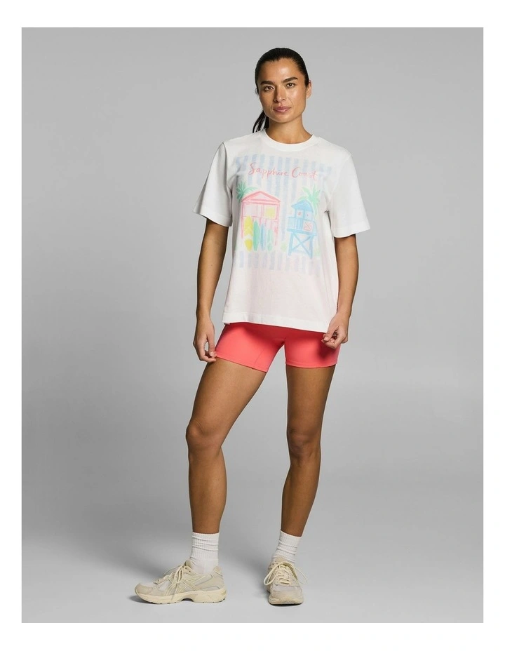 Graphic Cotton Tee White image 5